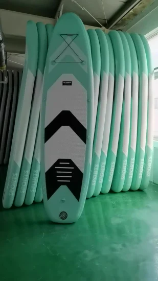 Flachwasserfischen Stand Up Paddle Board Aufblasbares Double Layer Fusion Surfboard Sup